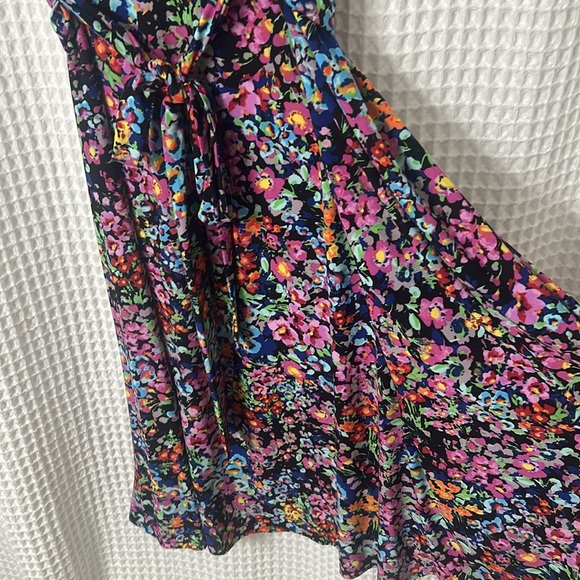 Anne Klein Floral Belted Sleeveless Midi Dress Size 10 - Picture 4 of 9